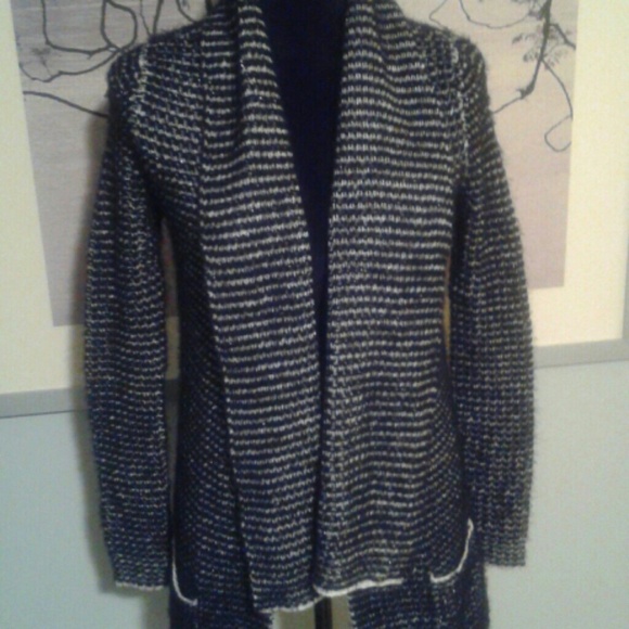 Vera Wang Black and white Cardigan - Picture 2 of 7